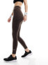 Nike Training One Dri-Fit high rise 7/8th leggings in baroque brown M - фото #1