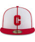 Men's White, Red Pittsburgh Crawfords Cooperstown Collection Turn Back The Clock 59FIFTY Fitted Hat