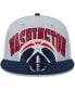 Фото #4 товара Men's Gray, Navy Washington Wizards Tip-Off Two-Tone 9FIFTY Snapback Hat