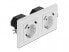 Delock 11475 - CEE 7/3 + USB - White - Plastic - 250 V - 16 A - 50 Hz