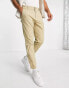 Only & Sons cuffed chino in beige