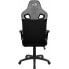 Фото #2 товара Игровой стул Aerocool EARL AeroSuede 180º Черный Серый