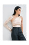 ფოტო #5 პროდუქტის Women's Manhattan Metallic One Shoulder Top