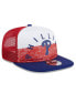 Men's White/Royal Philadelphia Phillies Team Foam Front A-Frame Trucker 9Fifty Snapback Hat