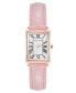 Часы Anne Klein Pink Quartz Leather Watch