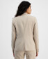 Фото #2 товара Women's Collarless Open-Front Blazer, Created for Macy's