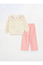 Фото #1 товара Пижама LC WAIKIKI Baby Girl Embroidered Sweatshirt & Pants