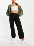 New Look parachute pants in black