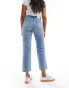 Фото #3 товара Stradivarius cropped jean in medium blue