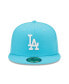 ფოტო #2 პროდუქტის Men's Blue Los Angeles Dodgers Vice Highlighter Logo 59FIFTY Fitted Hat