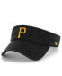 Фото #1 товара Men's Black Pittsburgh Pirates Clean Up Adjustable Visor