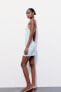 Фото #4 товара Платье облегающего кроя с горловиной халтер ZARA
