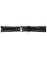 ფოტო #2 პროდუქტის Women's Swiss Couturier Diamond (1/3 ct. t.w.) Black Leather Strap Watch 32mm