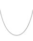 18K White Gold 16" Diamond-cut Cable Chain Necklace