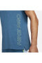 Фото #3 товара Футболка мужская Nike Pro Blue Training Neon Graphic Dri-Fit T-shirt DR8772-476