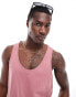 ASOS DESIGN vest in pink Mesa-Rose, S - Chest 38 - фото #2