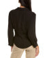 Фото #2 товара Топ Central Park West Twisted Blouse Black XS