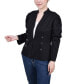 ფოტო #3 პროდუქტის Petite Long Puff-Sleeve Ponte Jacket