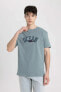 Erkek T-shirt B8935ax/gn1175 Dull Green