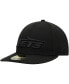 ფოტო #1 პროდუქტის Men's Black New York Jets Wordmark Black on Black Low Profile 59FIFTY II Fitted Hat