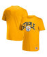Фото #2 товара Men's NFL X Staple Yellow Pittsburgh Steelers Lockup Logo Short Sleeve T-shirt