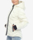 Фото #3 товара Women's Midweight Quilted Contrast with Thumbholes Hooded Jacket