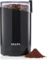 Krups F20342 Coffee Grinder and Spice Mill in One, Powerful Motor, Grinding Variable, 75 g Capacity, Stainless Steel Impact Blade, Safety Lid, Non-Slip Feet, Black