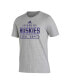 Фото #3 товара Men's Heather Gray Washington Huskies AEROREADY Pregame T-shirt