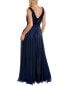 Фото #4 товара Badgley Mischka Feather Wrap Gown Women's