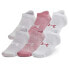 Носки унисекс Under Armour Essential No Show 6 пар Pink Elixir / Pink Elixir / Halo Gray, EU 47 1/2-50 1/2 - фото #2