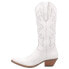 Dingo Out West Embroidered Snip Toe Cowboy Womens White Casual Boots DI920-100