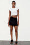 Short box pleat skirt