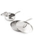 Фото #1 товара Belly 18/10 Stainless Steel 4 Piece Cookware Set