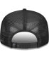 Фото #2 товара Men's Black Miami Marlins Street Trucker 9FIFTY Snapback Hat