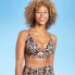 Фото #1 товара Women's Longline Cut Out Bikini Top - Shade & Shore™ size 38D