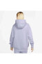 Фото #7 товара Толстовка Nike Sportswear Phoenix Fleece Hoodie женская фиолетовая Sweatshirt dq5860