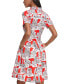 ფოტო #3 პროდუქტის Women's Printed Shirtdress