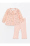 Фото #2 товара Костюм LC WAIKIKI Baby Girl Flower Print Set