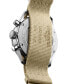 ფოტო #3 პროდუქტის Men's Swiss Automatic Chronograph Spirit Flyback Beige NATO Strap Watch 42mm