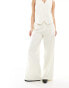 Фото #10 товара Stradivarius STR slouchy tailored trouser in natural co-ord