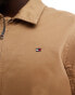 Tommy Hilfiger Zip-Thru Ivy Jacket in Light Brown