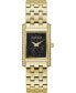 ფოტო #1 პროდუქტის Women's Gold-Tone Stainless Steel Bracelet Watch 21x33mm