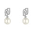 Charming steel earrings with beads Icona LJ1668