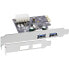 Фото #1 товара InLine USB 3.0 2 Port Host Controller PCIe with Full Size + Low Profile Bracket