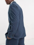 New Look relaxed fit suit jacket in dark blue