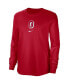 ფოტო #1 პროდუქტის Women's Scarlet Distressed Ohio State Buckeyes Vintage-Like Long Sleeve T-shirt