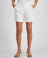 Фото #3 товара Women's Linen-Blend Pleated Shorts, Created for Macy's
