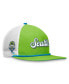 Фото #2 товара Men's Green, White Seattle Sounders FC True Classic Golf Snapback Hat