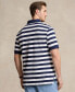 Фото #2 товара Men's Big & Tall Striped Polo Shirt