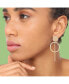 ფოტო #2 პროდუქტის Women's Circular Drop Earrings